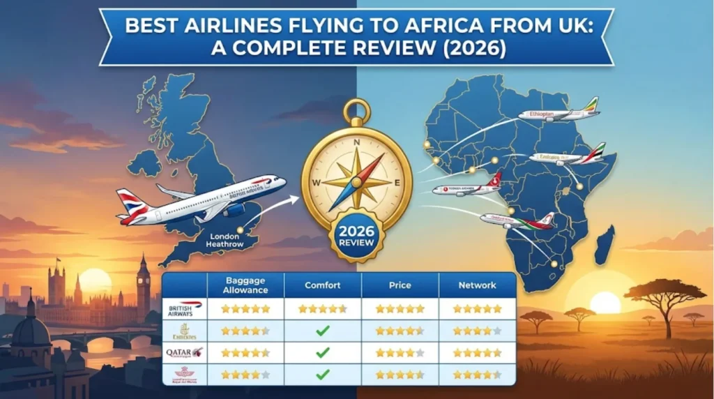 Best Airlines Flying to Africa from UK: A Complete Review (2026) - good flights