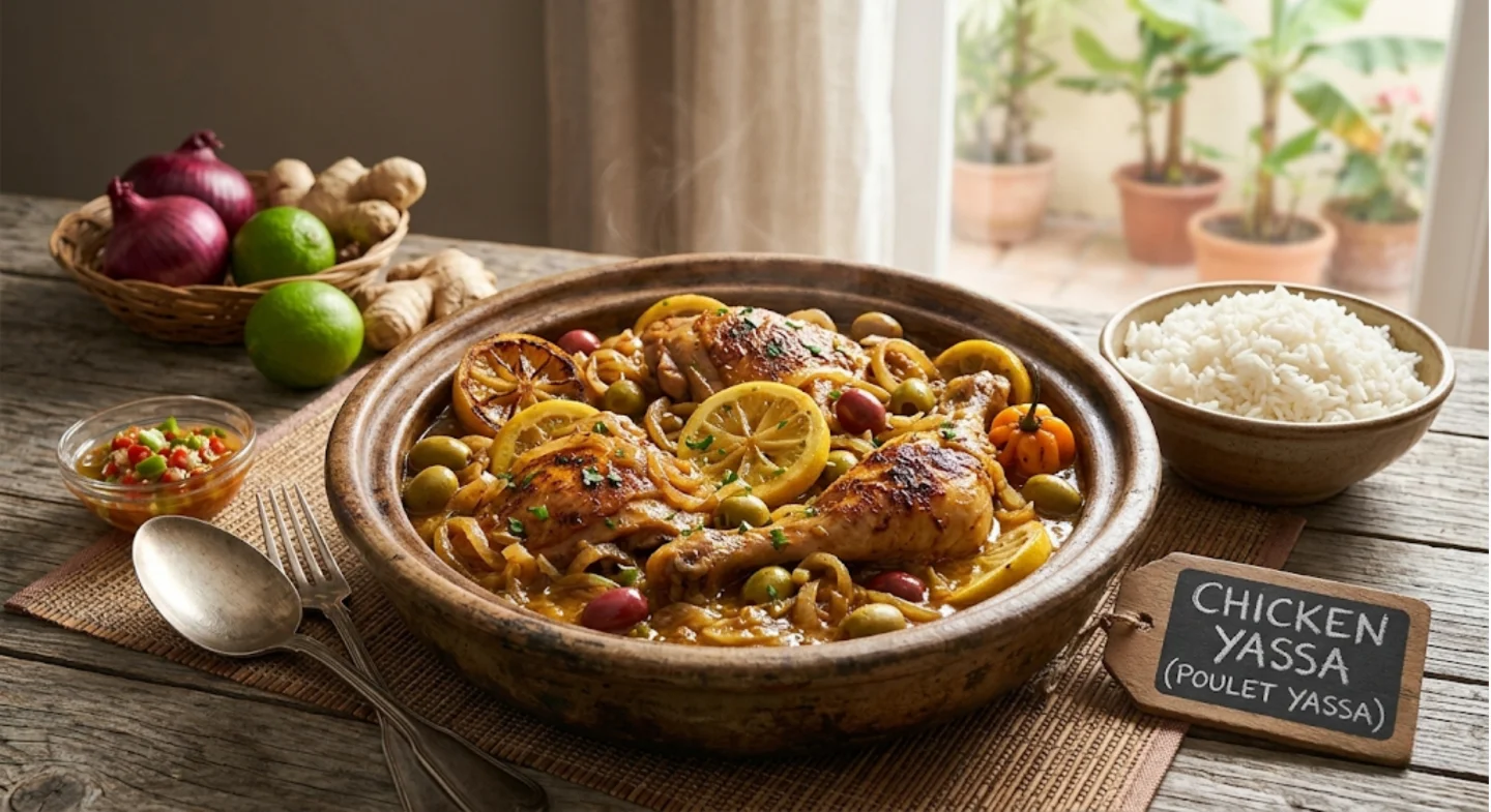 Chicken Yassa - good flights