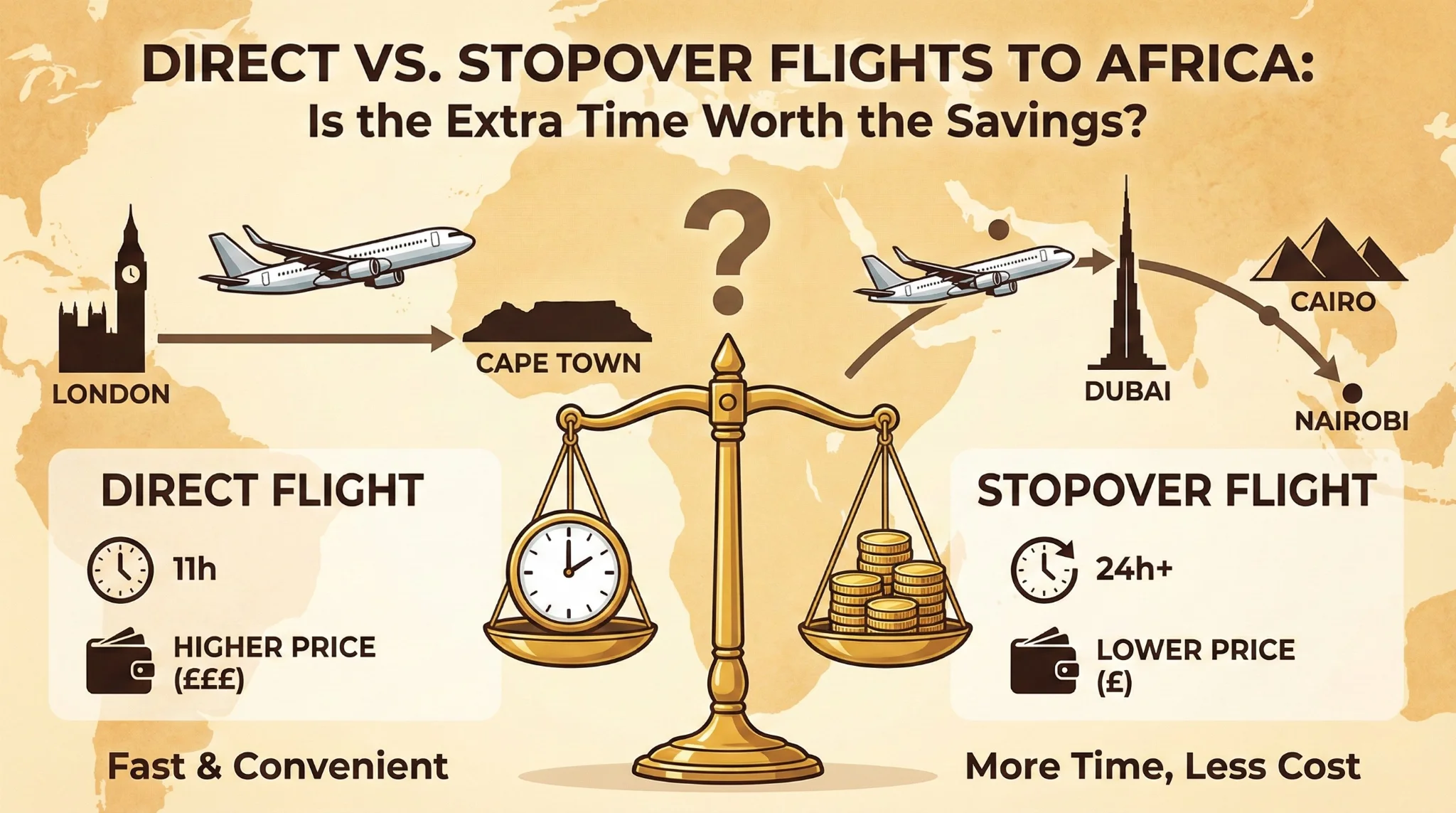 Direct vs. Stopover Flights to Africa Is the Extra Time Worth the Savings - good flights