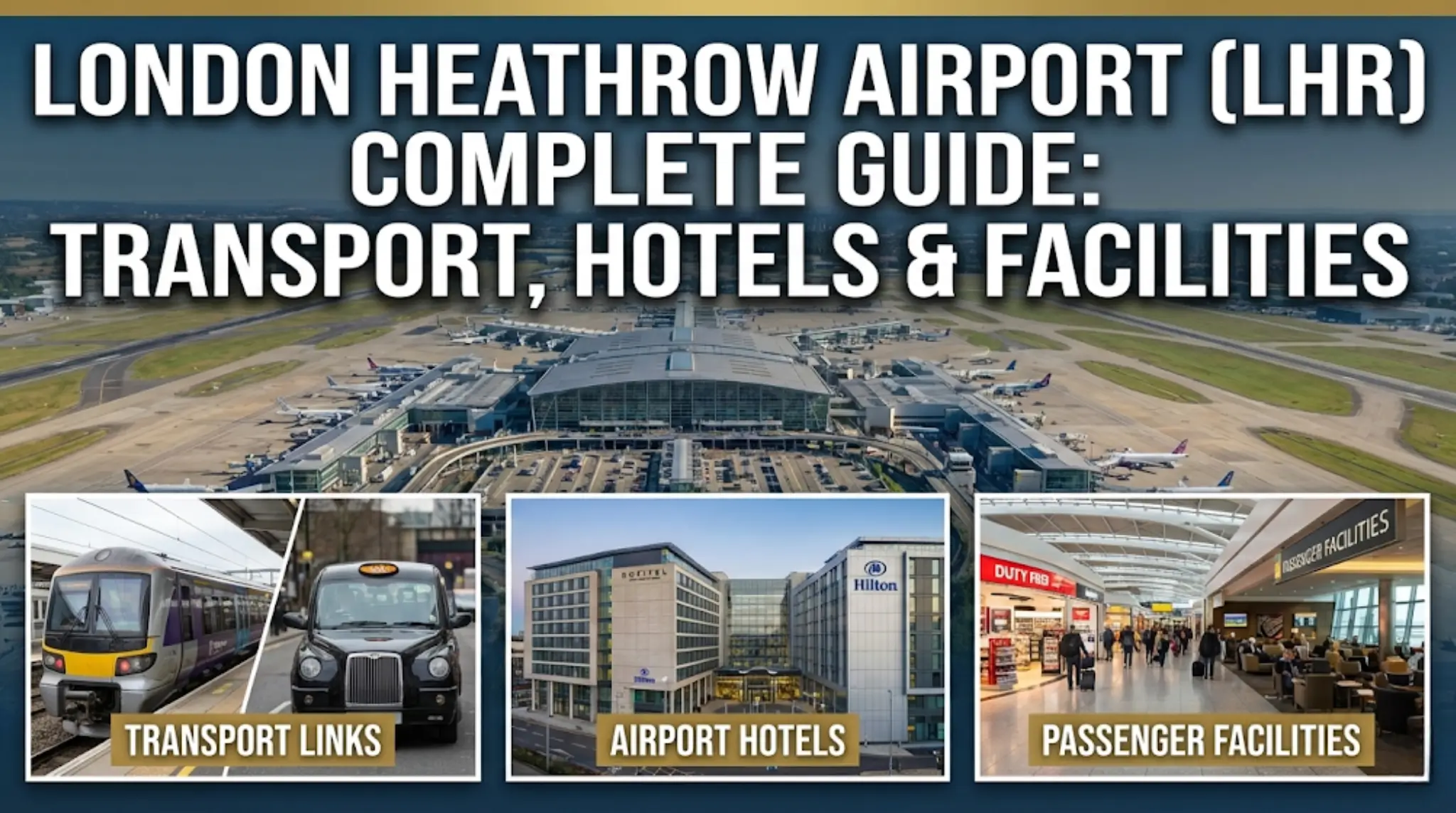 London Heathrow Airport (LHR) Complete Guide Transport, Hotels & Facilities - good flights